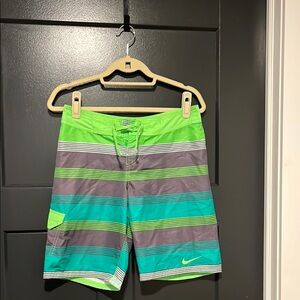 Nike Boys Striped Swim Shorts